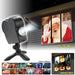 Black / US Holiday Laser Projector: 12 Movies, Indoor/Outdoor