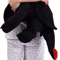 How To Train Your Dragon Toothless / One Size How to Train Your Dragon Toothless Plush Cuddle Pillow Buddy - Super Soft Kids Bedding, One Size, Black