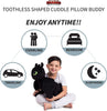 How To Train Your Dragon Toothless / One Size How to Train Your Dragon Toothless Plush Cuddle Pillow Buddy - Super Soft Kids Bedding, One Size, Black