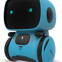 Blue Interactive Smart Robotic Toy for Kids: Touch Sensor, Voice Control, Speech Recognition, Singing, Dancing, Repeating, and Recording. Ideal for Boys and Girls Aged 3-8