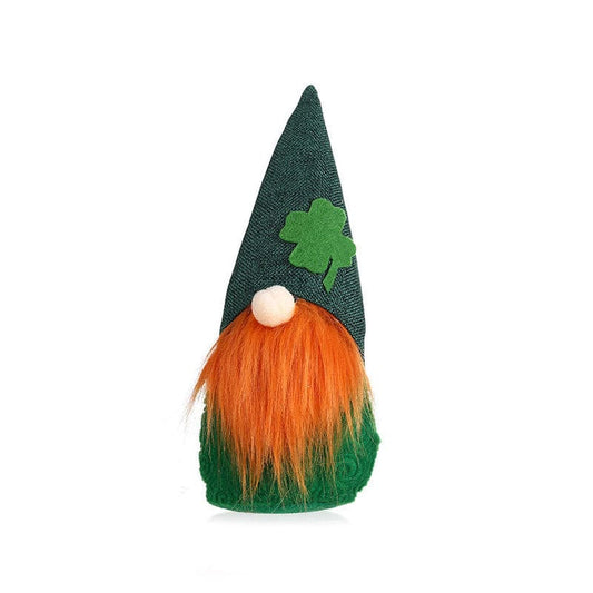 Beard Irish Charm: St. Patrick's Day Legless Gnome Decoration