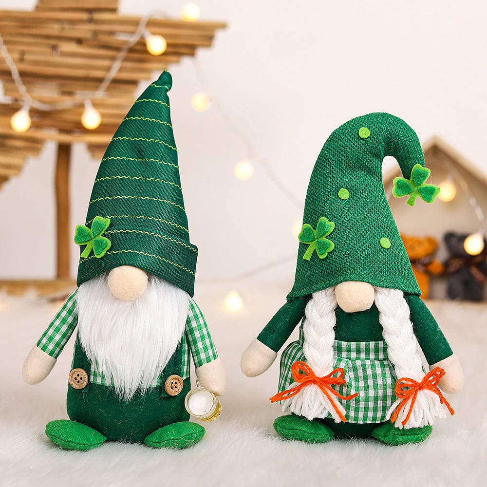 Irish Day Guardian: Holy Patrick Forest Man Doll Ornaments for Theme Party Decoration