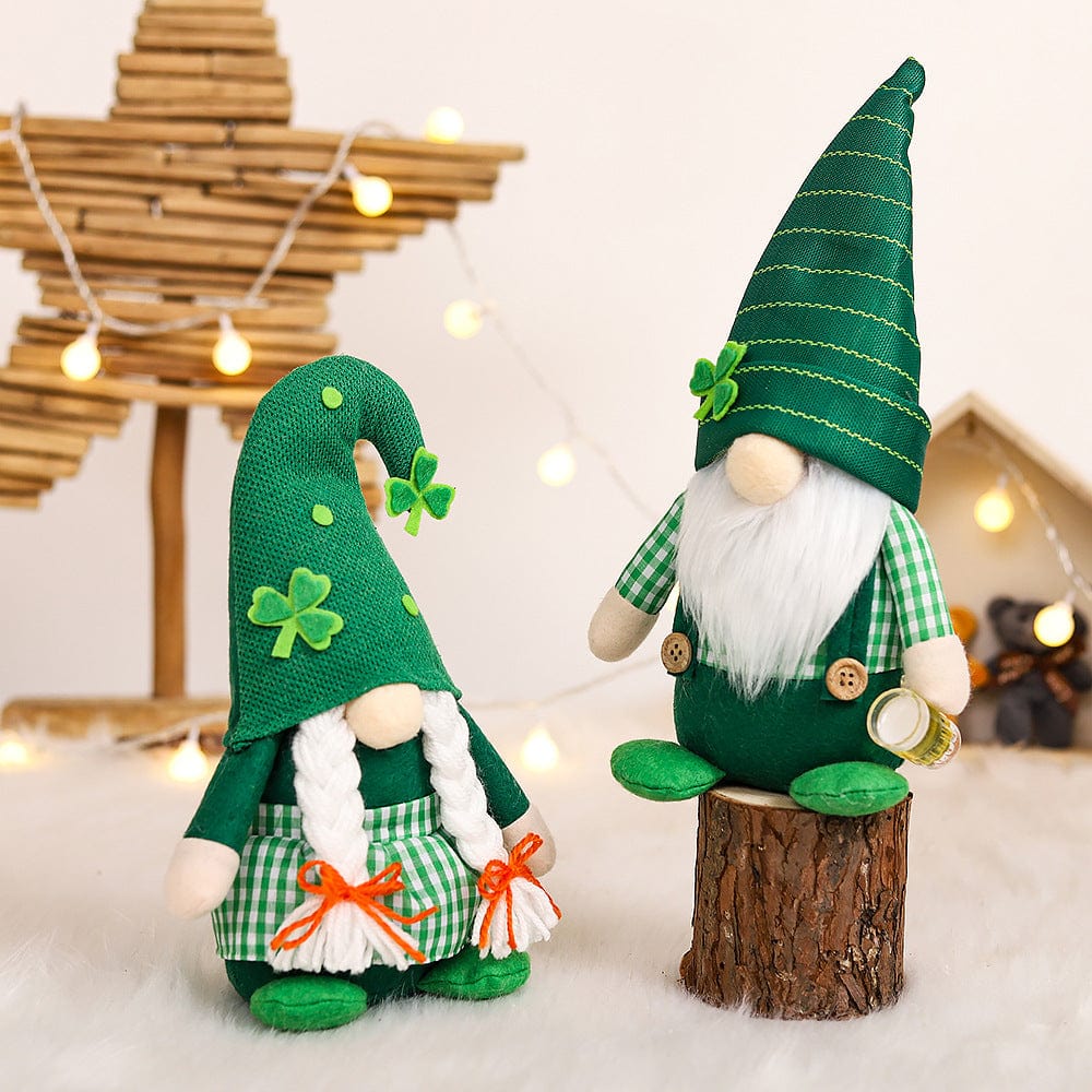 Irish Day Guardian: Holy Patrick Forest Man Doll Ornaments for Theme Party Decoration