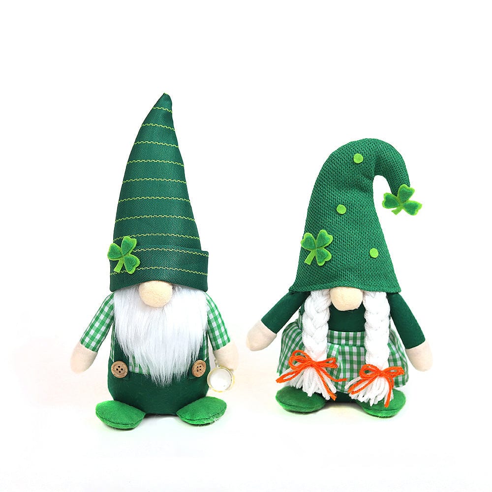 Irish Day Guardian: Holy Patrick Forest Man Doll Ornaments for Theme Party Decoration