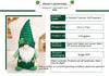 Irish Day Guardian: Holy Patrick Forest Man Doll Ornaments for Theme Party Decoration