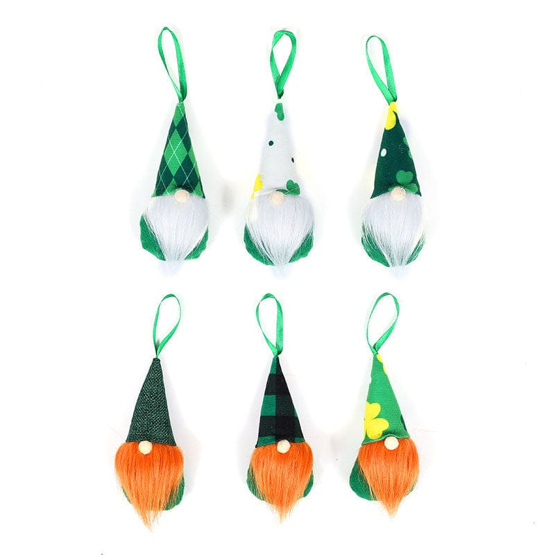 "Irish St. Patrick's Festival-Themed Rudolph Decor Accessories CJ Green Leaf6 Piece Set  