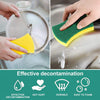 24 Pack Yellow Kitchen Cleaning Sponges,24 Pack Eco Non-Scratch for Dish,Scrub Sponges