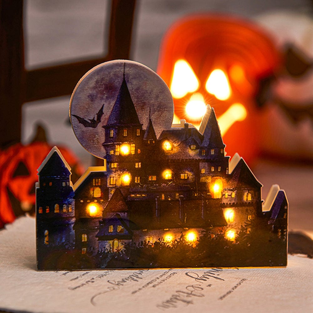 Castle Luminous Ornaments Led Luminous Ornaments Party Decoration Supplies Desktop