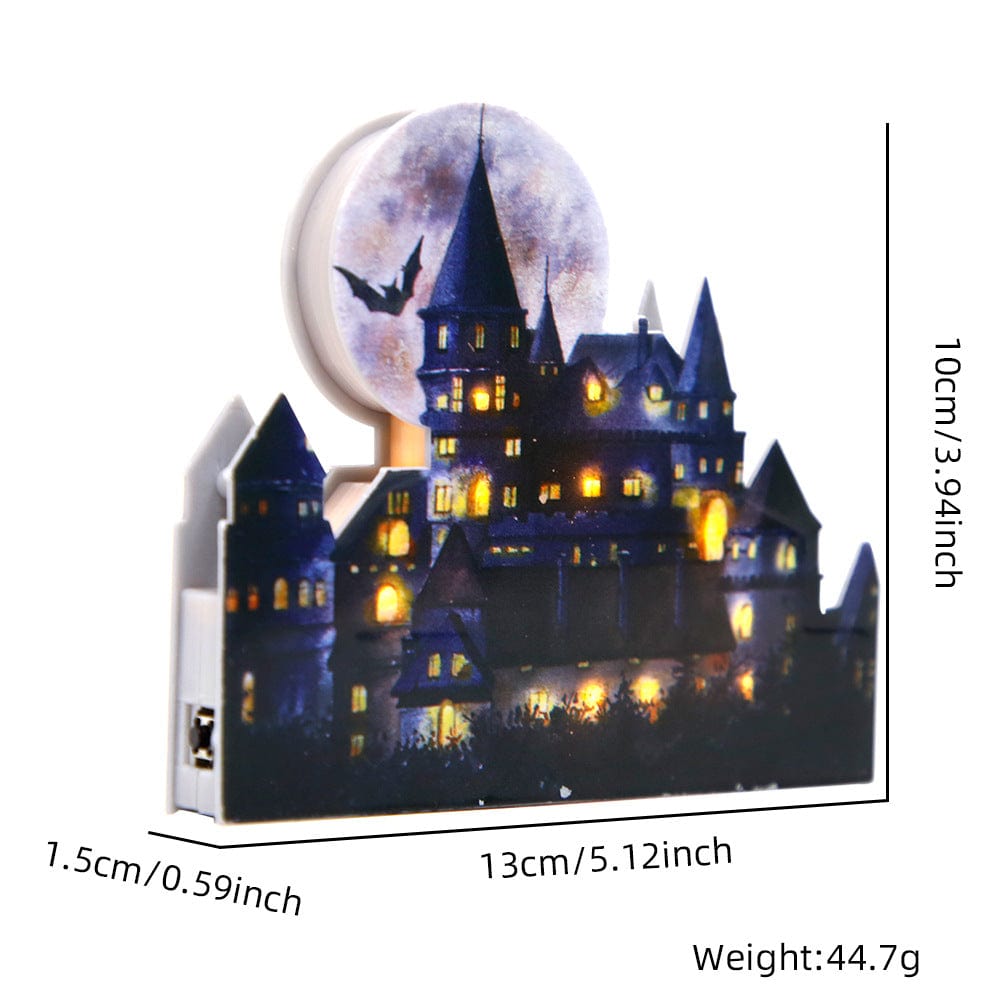 Castle Luminous Ornaments Led Luminous Ornaments Party Decoration Supplies Desktop