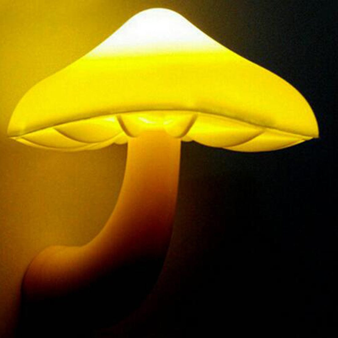 Mushroom / EU / Yellow LED Night Lamp Mushroom Decorative Lamp for Every Room