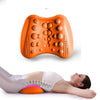 Orange / Chinese instructions Lumbar Support Pillow For Lower Back Pain Relief Lower Back Stretcher Massager For Chronic Lumbar Pain Relief & Herniated Disc