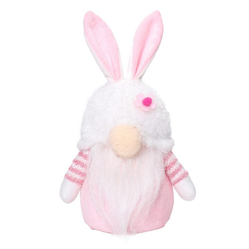 Pink Luminous Easter Rabbit Faceless Baby Doll: Bring Magic to Your Easter Celebration!