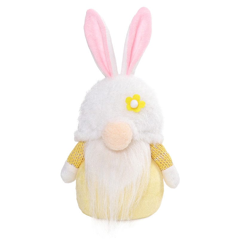 Yellow Luminous Easter Rabbit Faceless Baby Doll: Bring Magic to Your Easter Celebration!