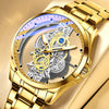 Luxury Waterproof Men's Watch with Anti-Scratch Stainless Steel, Quartz Movement, and Luminous Dial for Business Attire