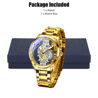 Luxury Waterproof Men's Watch with Anti-Scratch Stainless Steel, Quartz Movement, and Luminous Dial for Business Attire