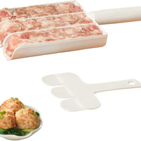 Triple Mold*1 Set Make Perfectly Shaped Meatballs in No Time with the Creative Kitchen Triple Meatball Maker