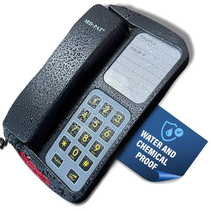 Med-Pat D8WP Water-Resistant Corded Telephone with Oversized Waterproof Keypad