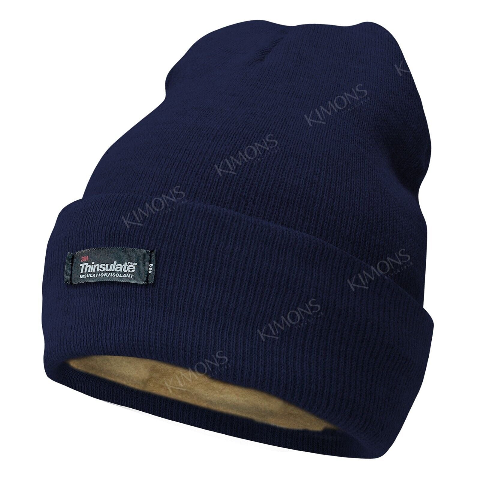 Navy Men's and Women's Winter Thermal Fleece Lined Insulated Knit Beanie Hat