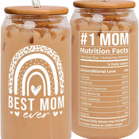 Best Mom Ever Mothers Day Gifts - 16 Oz Can Glass