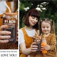 Best Mom Ever Mothers Day Gifts - 16 Oz Can Glass