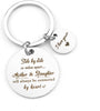 Mother  Daughter Silver 42 Mothers Day Gifts from Son Daughter, Mom Keychain Mother'S Day Presents for Mom Christmas Birthday Thank You Gift