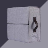 Linen Gray / 32x39x13 Multifunctional Foldable Quilt Sheet Storage Box: Organize with Ease