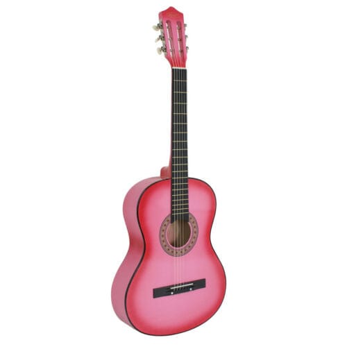 Musical Gift for Kids: 38" Pink Acoustic Guitar Starter - Ideal for Beginners