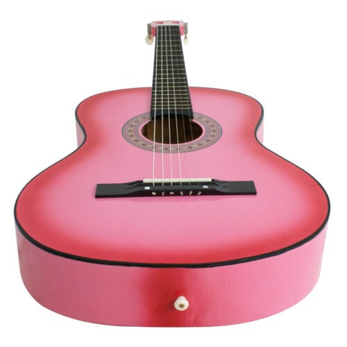 Musical Gift for Kids: 38" Pink Acoustic Guitar Starter - Ideal for Beginners