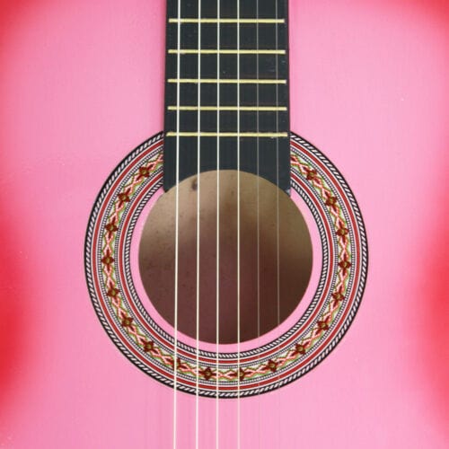 Musical Gift for Kids: 38" Pink Acoustic Guitar Starter - Ideal for Beginners