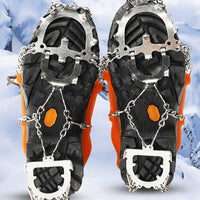 Black Non-slip Shoe Cover Snow Claw Winter Nail Chain