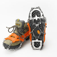 Black Non-slip Shoe Cover Snow Claw Winter Nail Chain
