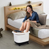 Brown Portable All-In-One Heated Foot Spa Bath Motorized Massager