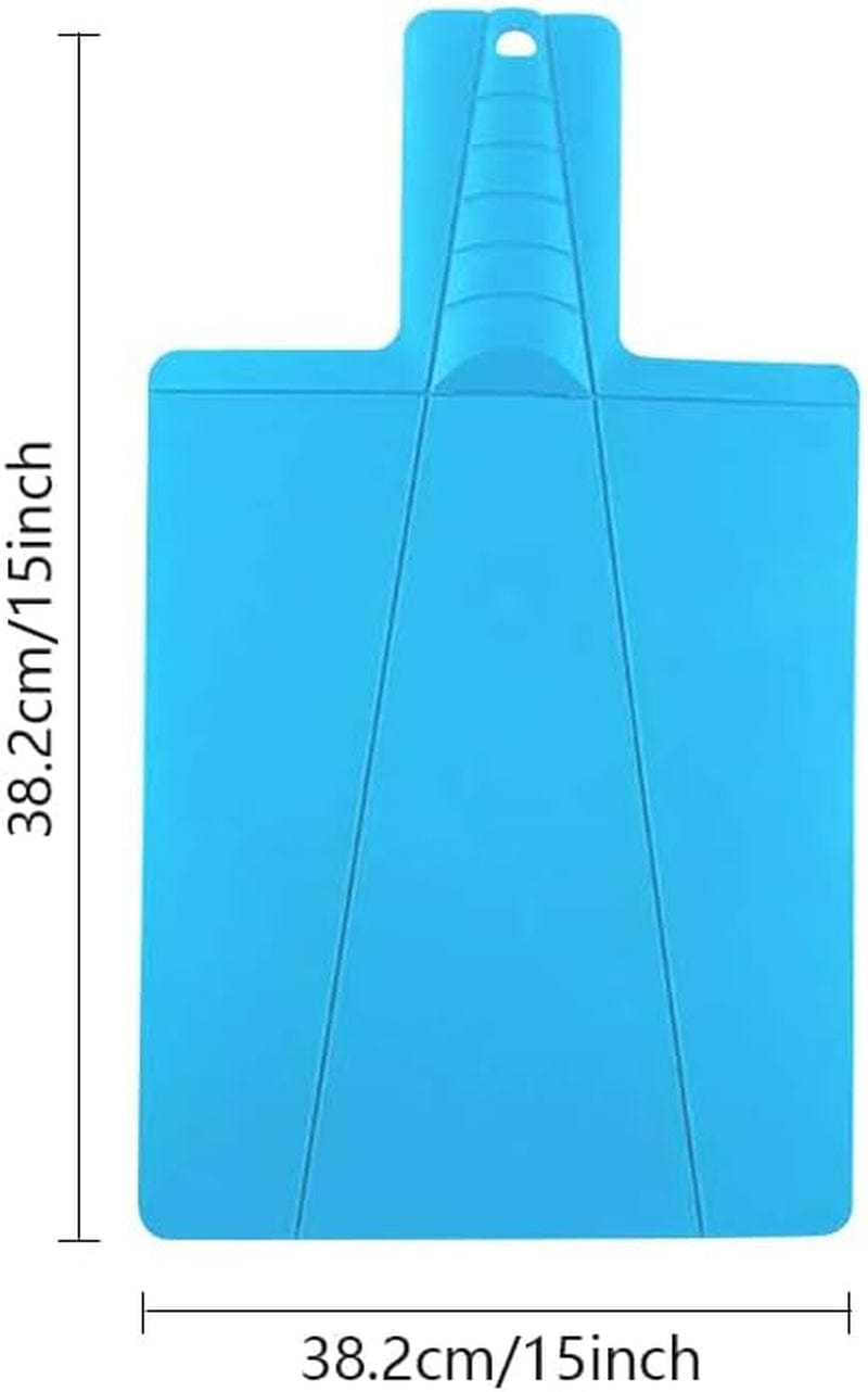 Portable Foldable Chopping Board - Durable Plastic, Ideal for Slicing, Dicing, and Chopping Fruits and Veggies