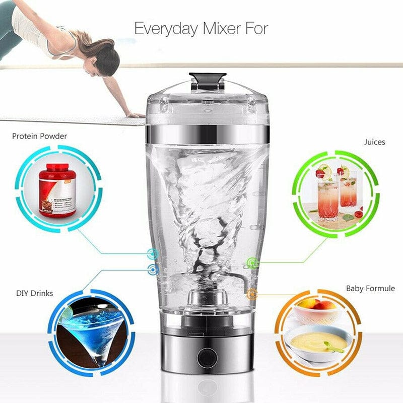 Power Up Your Nutrition with the Electric Protein Shake Stirrer USB Charging Shaker Cup Home & Garden CJ   