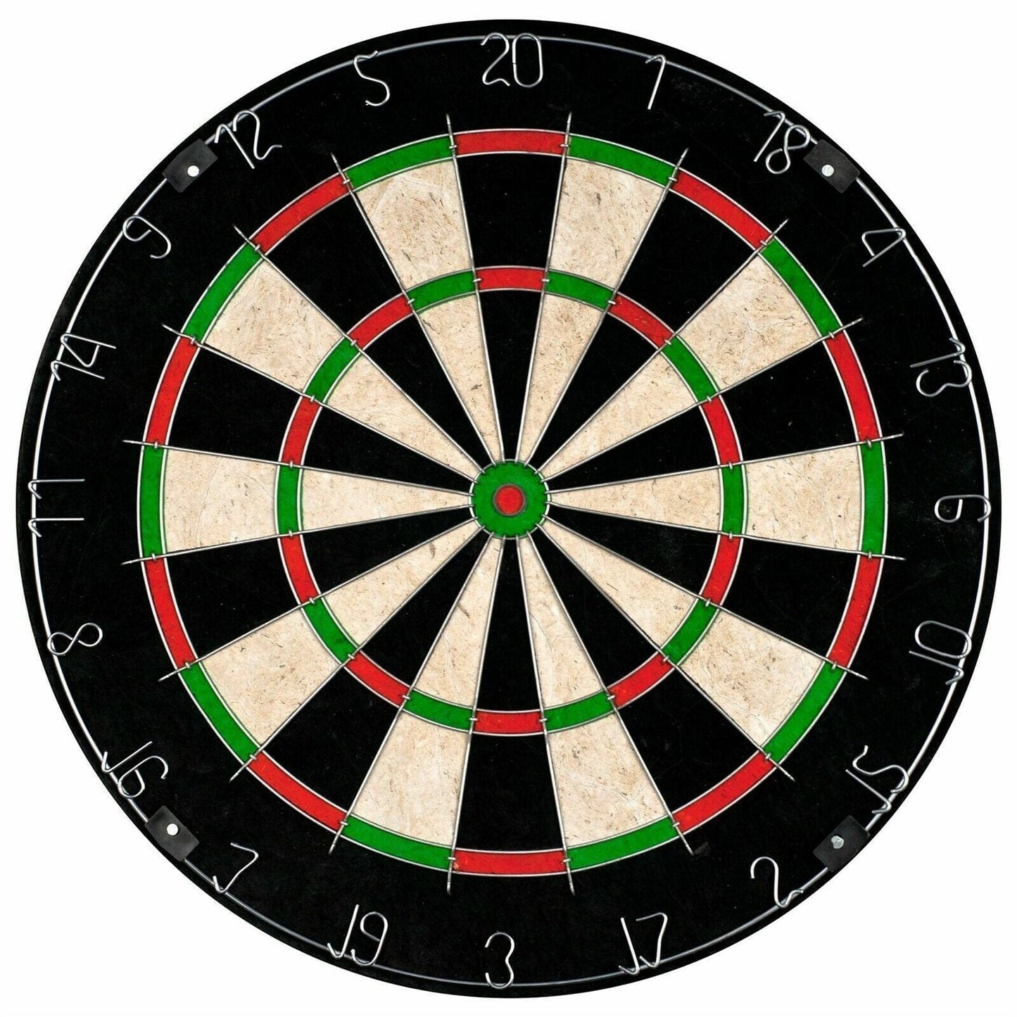 Premium Quality 18-inch Bristle Dartboard, Professional Regulation Size, Weighing a Sturdy 10 Pounds.