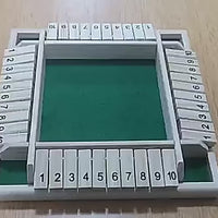 Deluxe Four-Sided Shut the Box Board Game Set
