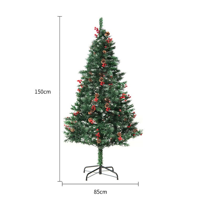 SONG150CM PVC Artificial Christmas Tree for Mall Window Decor and Festive Ambiance – Premium Christmas Decoration Supplies