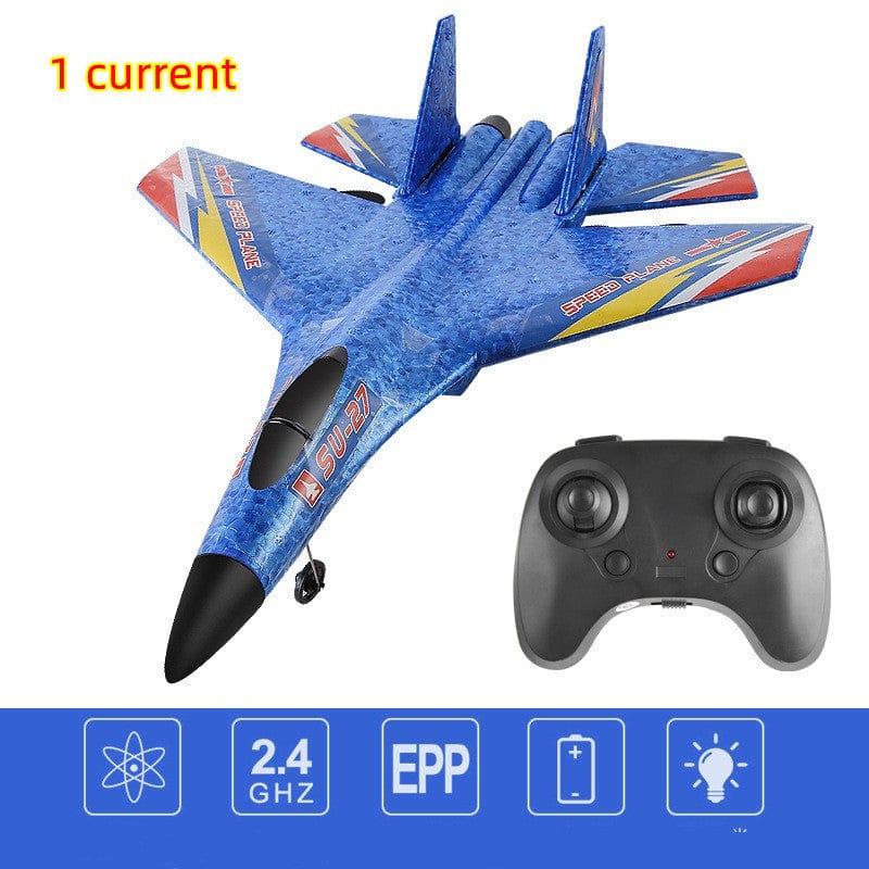 Blue single current / USB Remote-controlled Foam Land - Air Biperch Model