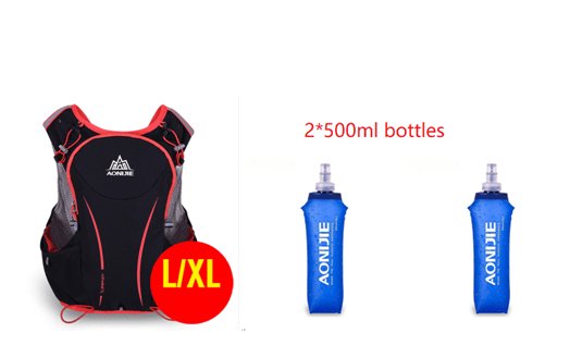 Bag LXL 2pcs 500ml BTL Running Water Bag Backpack Sports Vest
