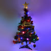 2 FT Artificial Christmas Tree: Green with LED Lights