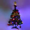 2 FT Artificial Christmas Tree: Green with LED Lights