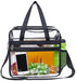 Clear PVC Tote Bag for Women – Stadium Approved Transparent Handbag