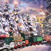 Luxury Electric Christmas Train Set with Lights & Sound