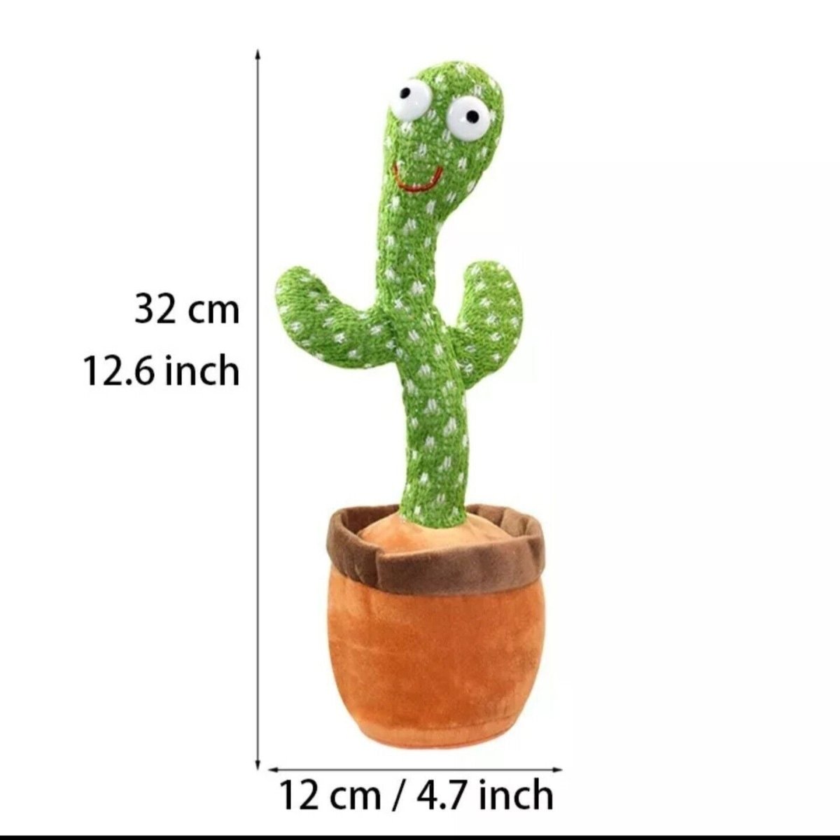 Dancing Cactus Plush Toy: Electronic Singing & Recording Fun Gift for All Ages