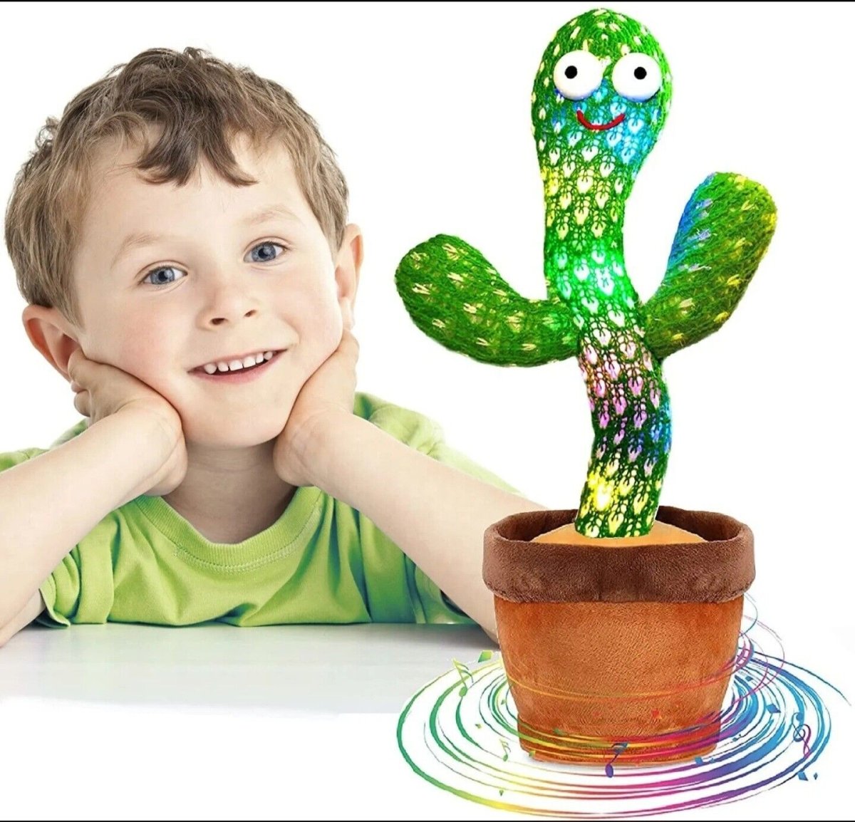 Dancing Cactus Plush Toy: Electronic Singing & Recording Fun Gift for All Ages