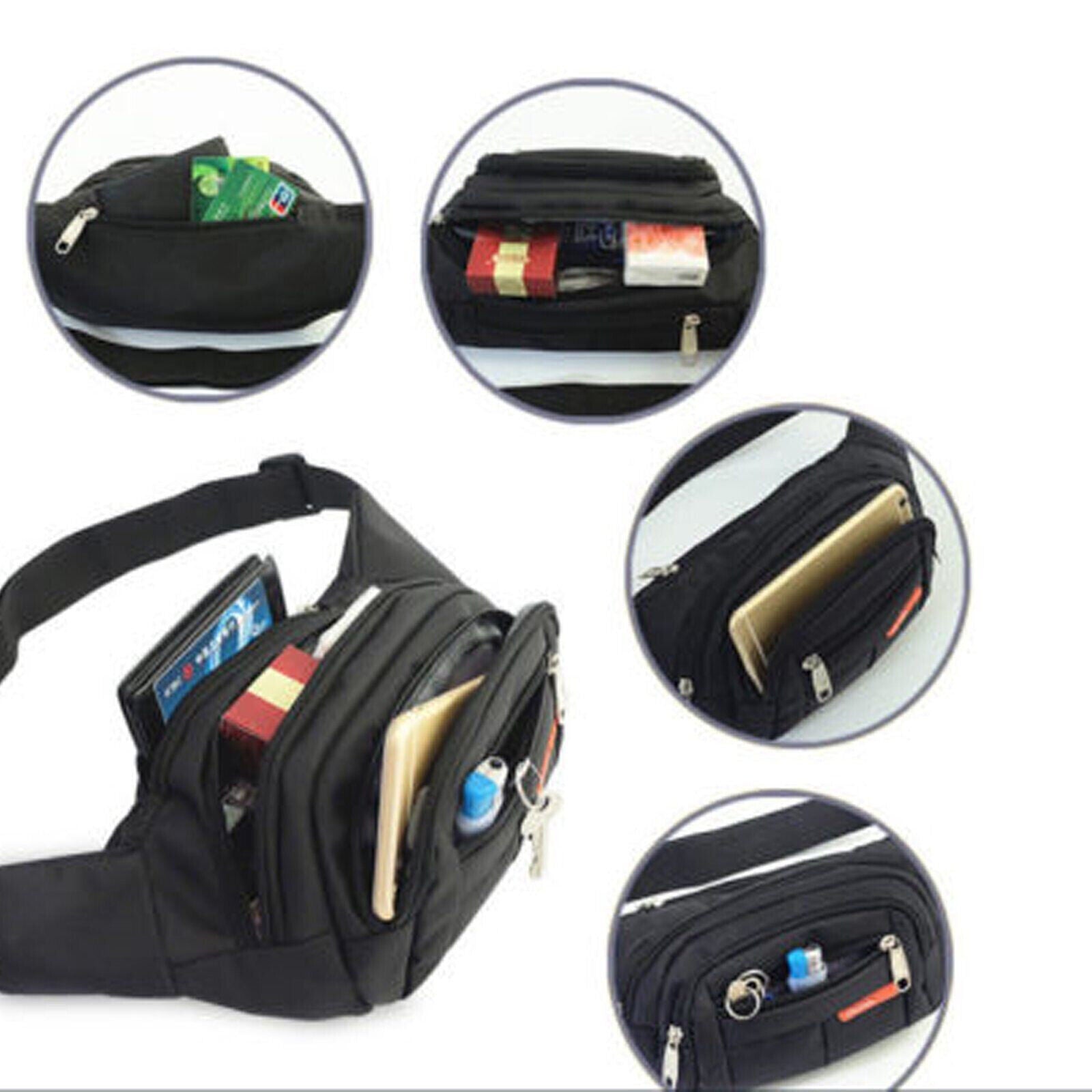 Men & Women Fanny Pack Belt Waist Bag