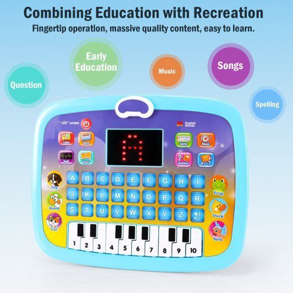 2024 NEW Educational Learning Toy iPad for Kids & Toddlers Ages 2-7