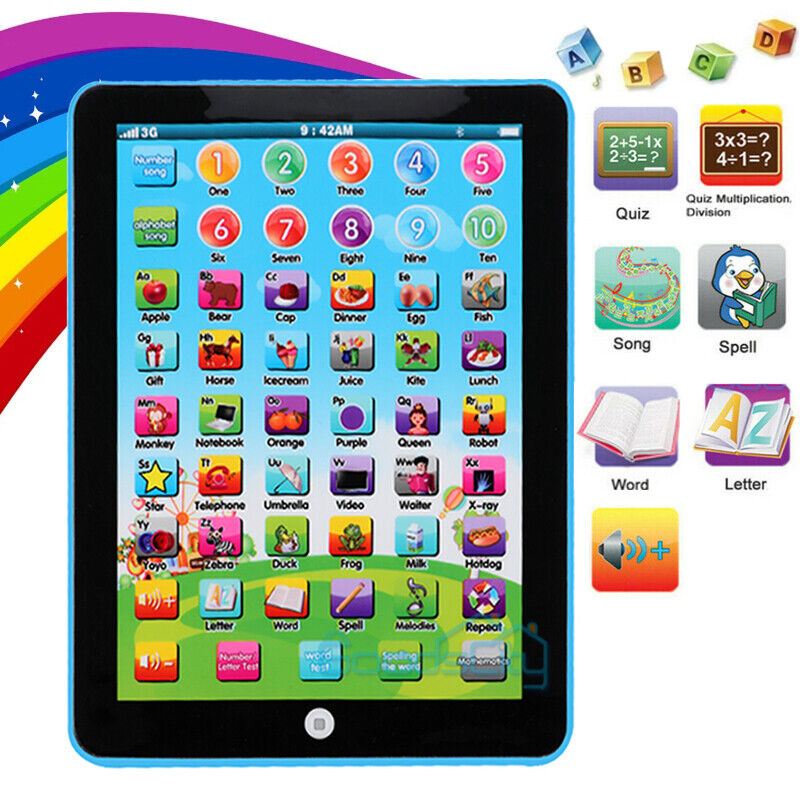 2024 NEW Educational Learning Toy iPad for Kids & Toddlers Ages 2-7