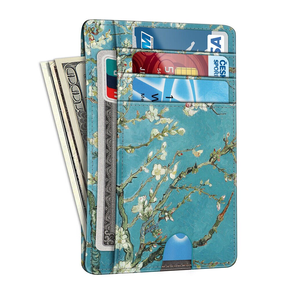 Minimalist Men's Wallet with RFID Protection and Coin Pocket