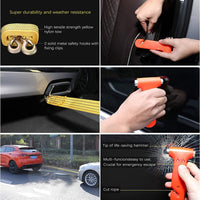 Portable Auto Emergency Kit - Complete Car Tool Bag & Vehicle Safety Set for Roadside Assistance